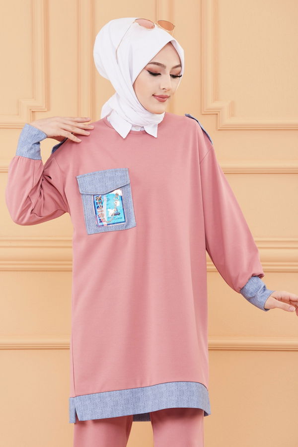 TUNIK PANTOLON Pembe - 20127