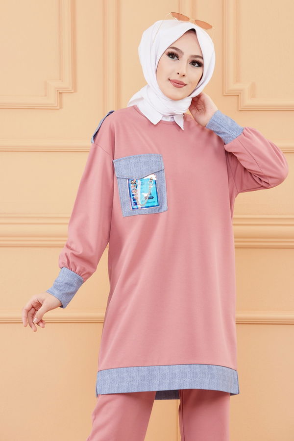 TUNIK PANTOLON Pembe - 20127