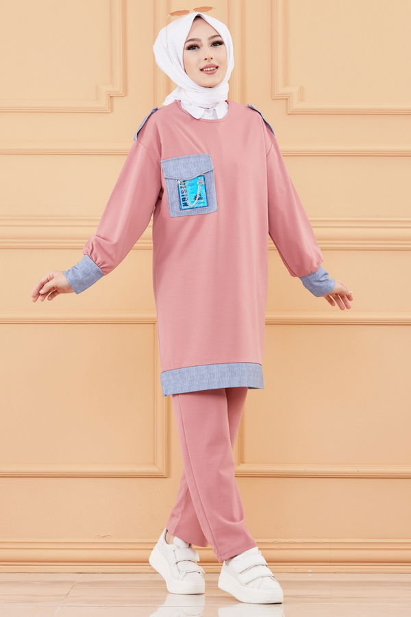 TUNIK PANTOLON Pembe - 20127