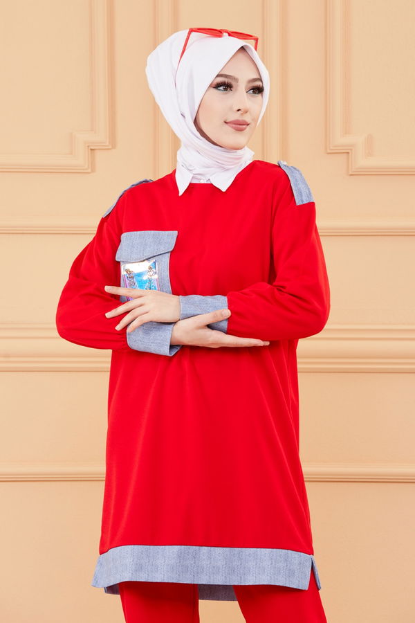 TUNIK PANTOLON Kırmızı - 20127 Kırmızı