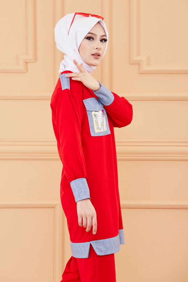 TUNIK PANTOLON Kırmızı - 20127 Kırmızı