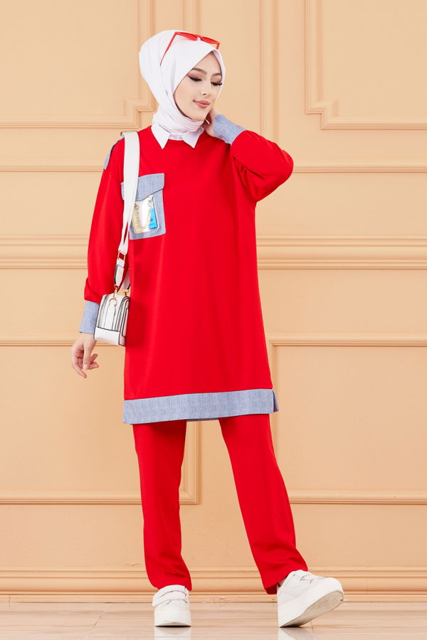 TUNIK PANTOLON Kırmızı - 20127 Kırmızı