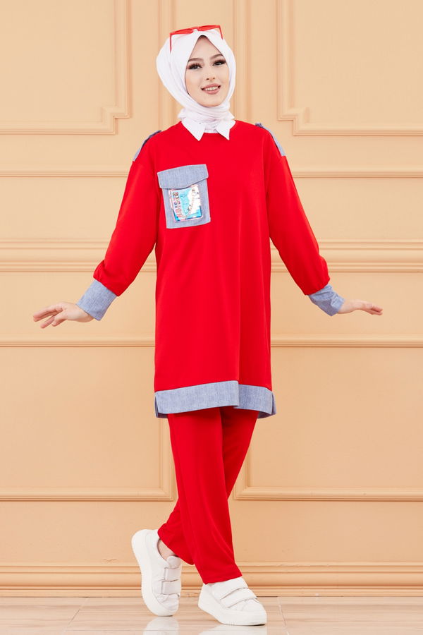 TUNIK PANTOLON Kırmızı - 20127 Kırmızı