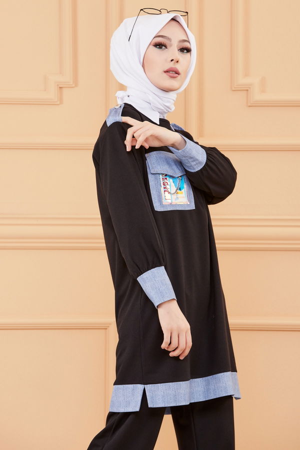 TUNIK PANTOLON Siyah - 20127