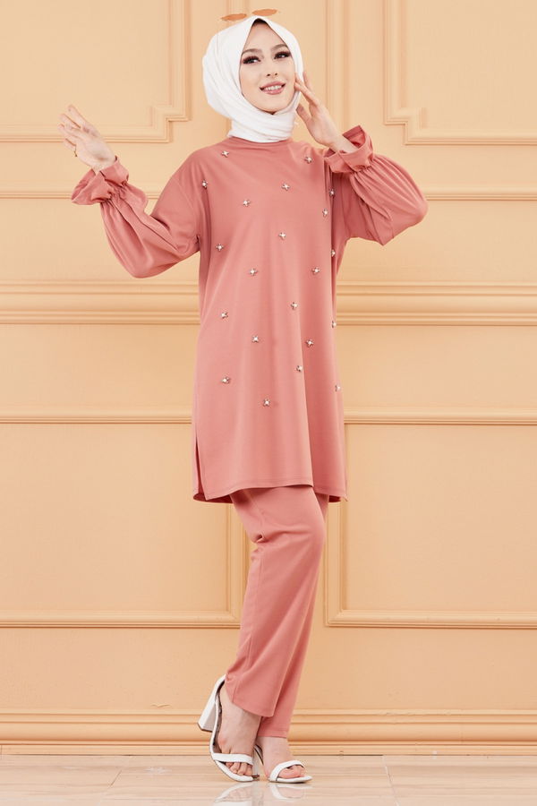 TUNIK PANTOLON Pembe - 20125