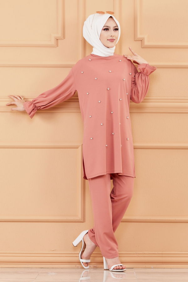 TUNIK PANTOLON Pembe - 20125