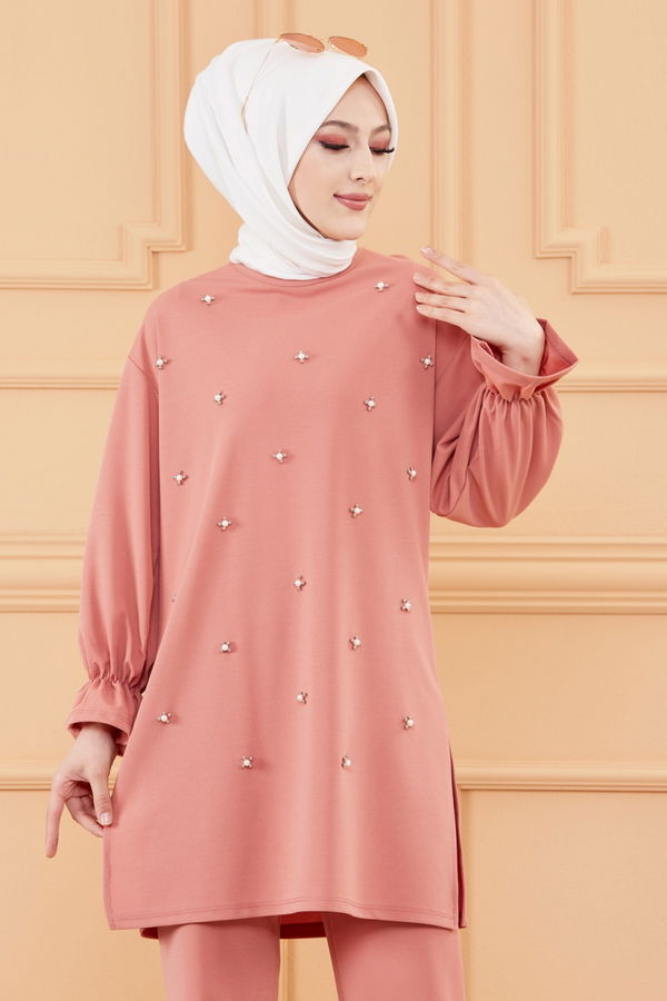 TUNIK PANTOLON Pembe - 20125