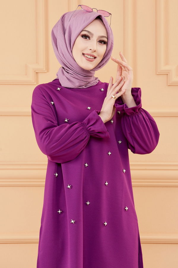 TUNIK PANTOLON Mor - 20125