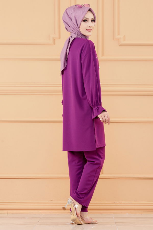 TUNIK PANTOLON Mor - 20125