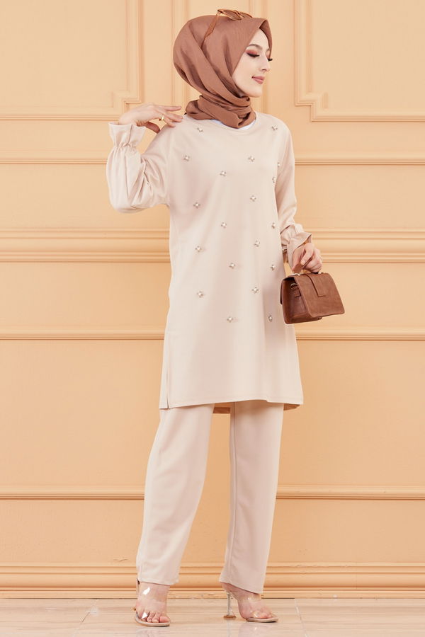 TUNIK PANTOLON Bej - 20125 BEJ