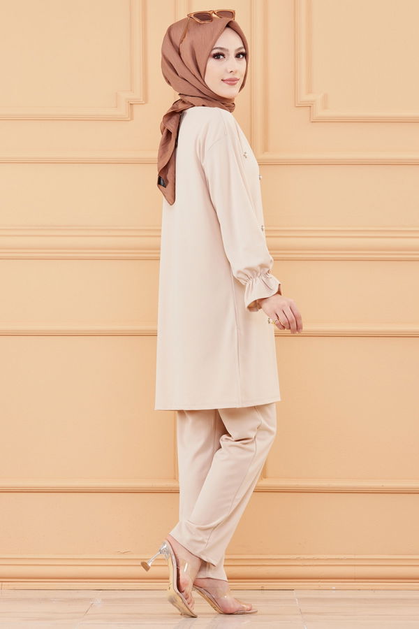 TUNIK PANTOLON Bej - 20125 BEJ