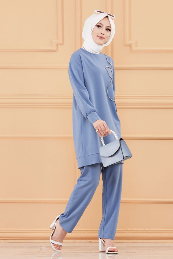 TUNIK PANTOLON Mavi - 20126