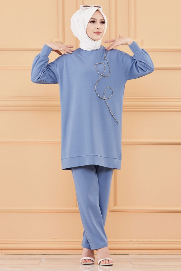 TUNIK PANTOLON Mavi - 20126