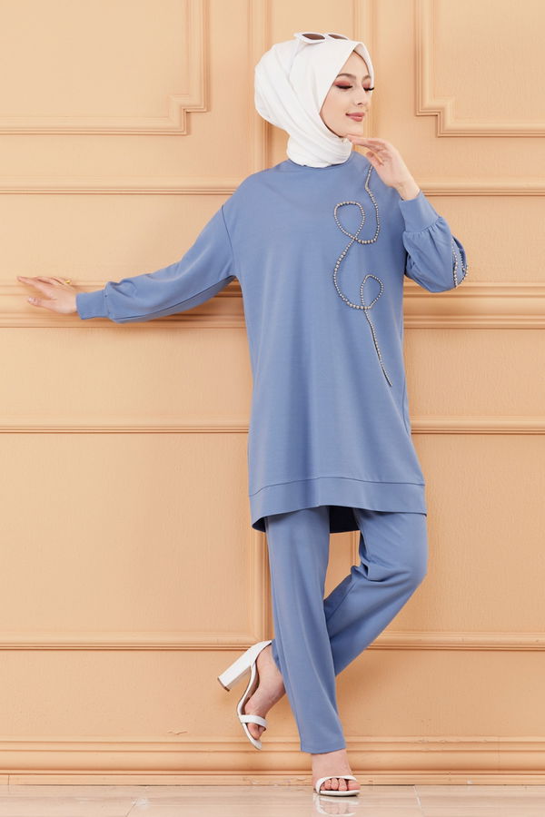 TUNIK PANTOLON Mavi - 20126