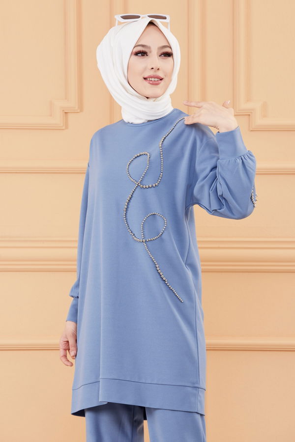 TUNIK PANTOLON Mavi - 20126