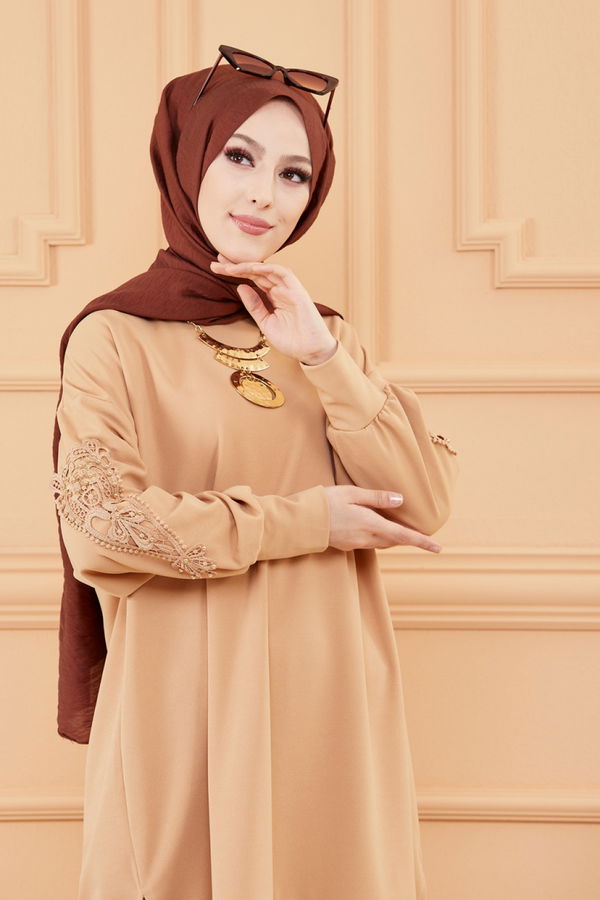 TUNIK PANTOLON Bej - 20129 BEJ