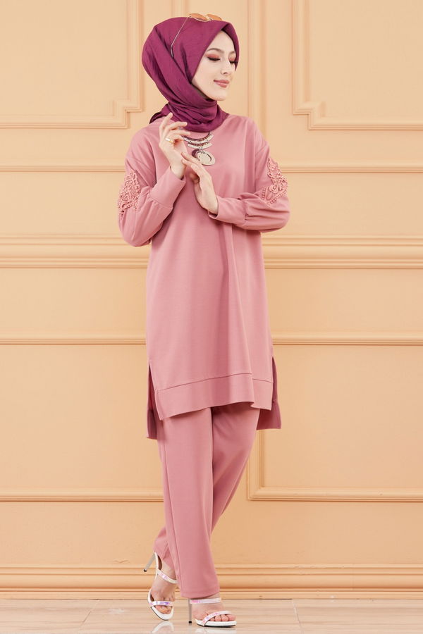TUNIK PANTOLON Pembe - 20129