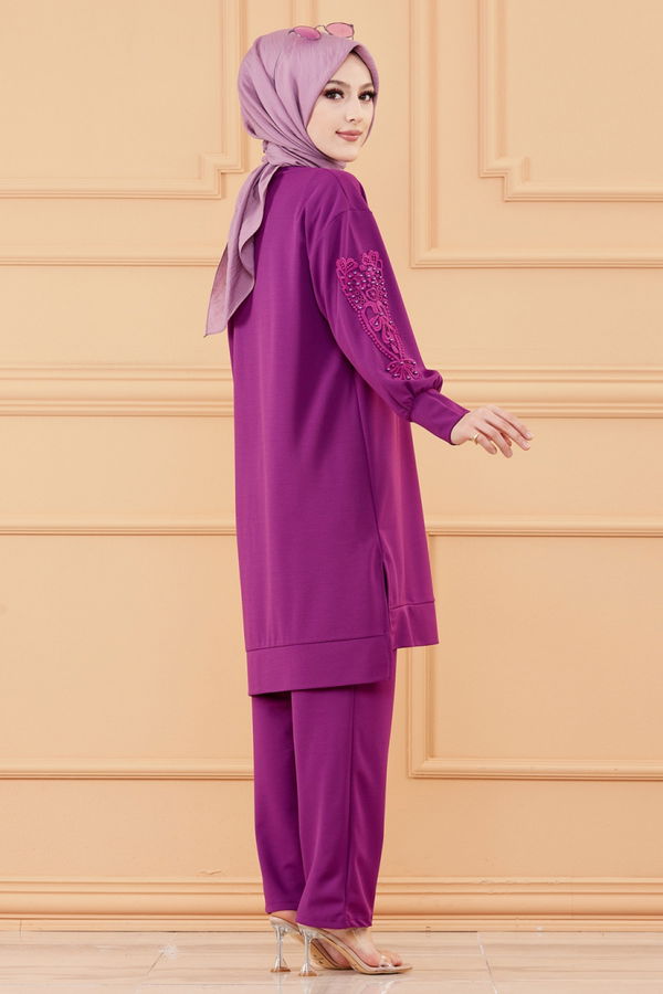 TUNIK PANTOLON Mor - 20129 MOR