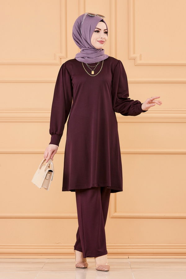 TUNIK PANTOLON Mürdüm - 3593 MÜRDÜM