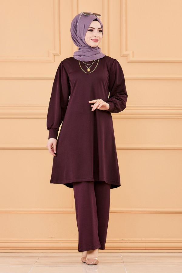 TUNIK PANTOLON Mürdüm - 3593 MÜRDÜM