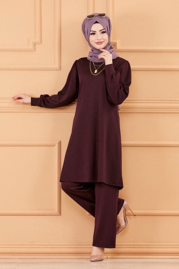 TUNIK PANTOLON Mürdüm - 3593 MÜRDÜM