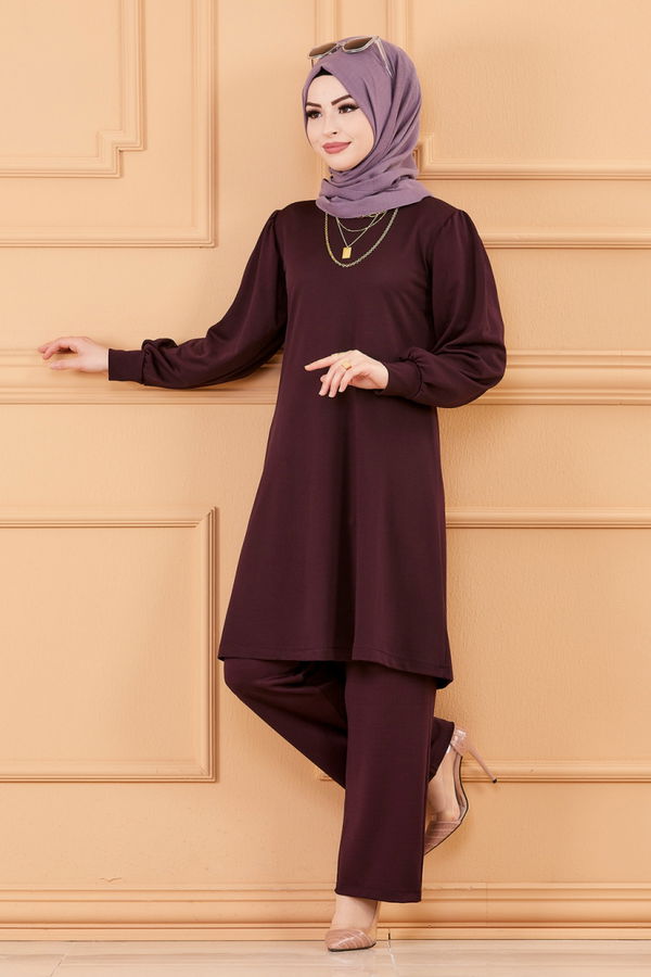 TUNIK PANTOLON Mürdüm - 3593 MÜRDÜM