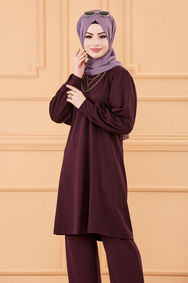 TUNIK PANTOLON Mürdüm - 3593 MÜRDÜM