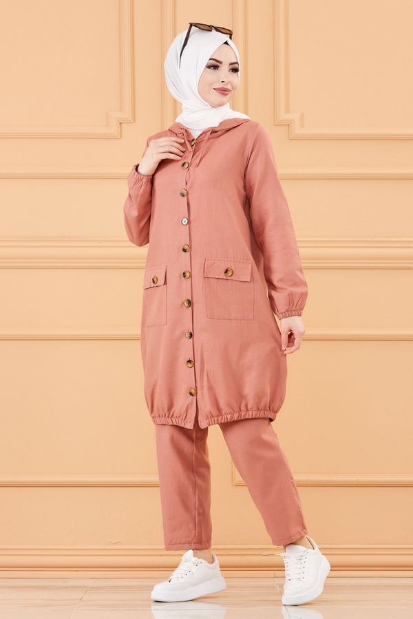 TUNIK PANTOLON Pembe - 3574