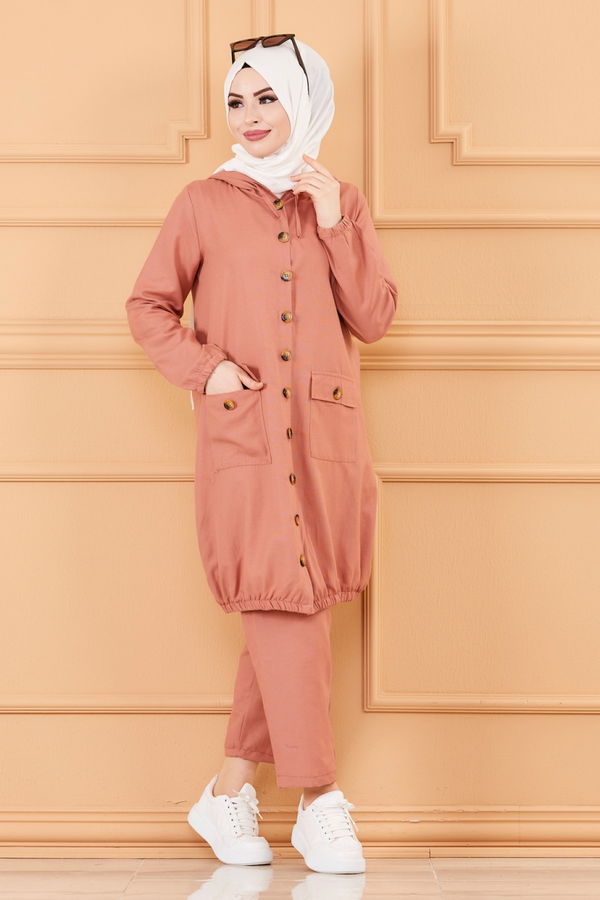 TUNIK PANTOLON Pembe - 3574