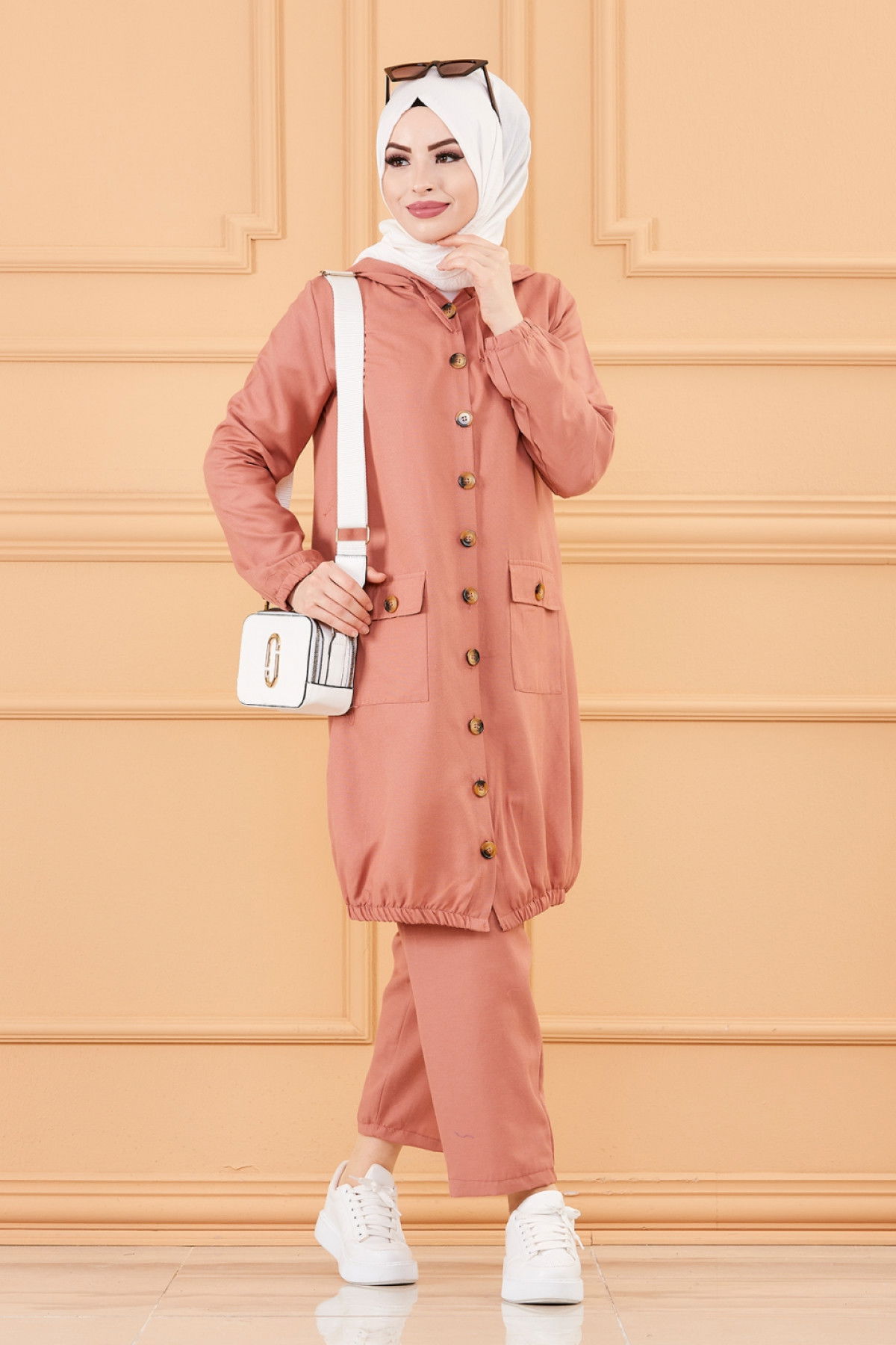 TUNIK PANTOLON Pembe - 3574