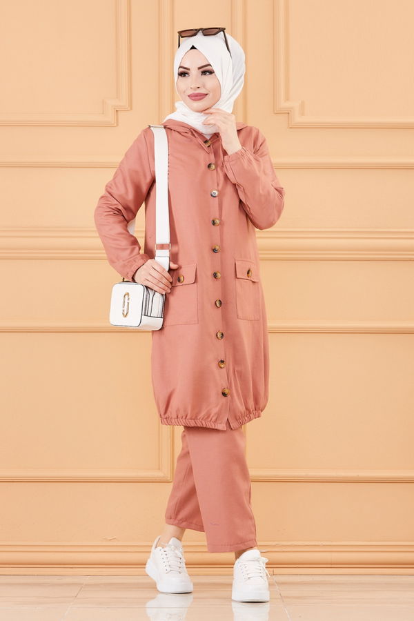 TUNIK PANTOLON Pembe - 3574