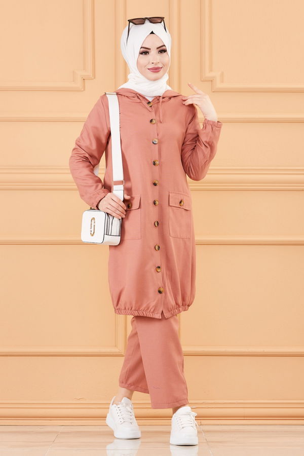 TUNIK PANTOLON Pembe - 3574