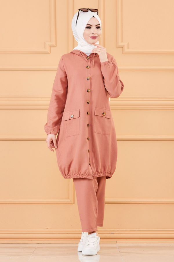 TUNIK PANTOLON Pembe - 3574