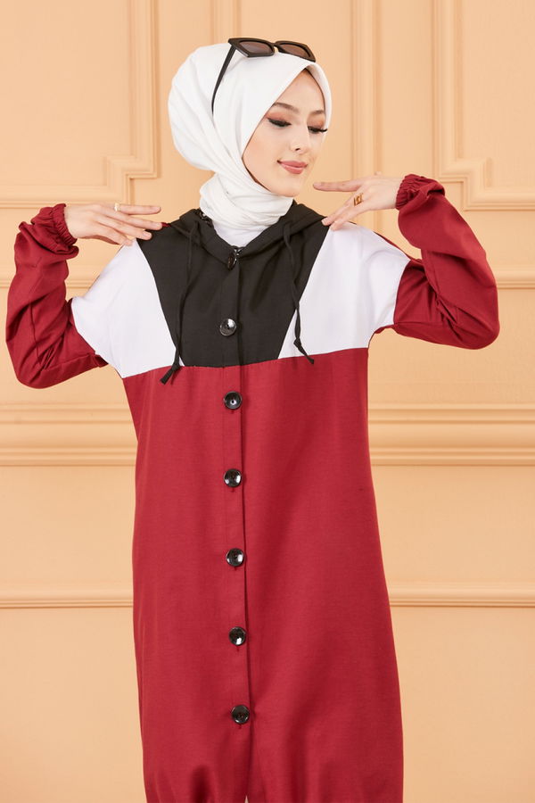 GARNILI TUNIK Bordo - 3583