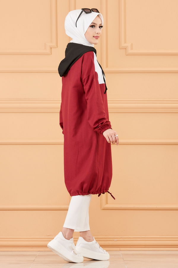 GARNILI TUNIK Bordo - 3583