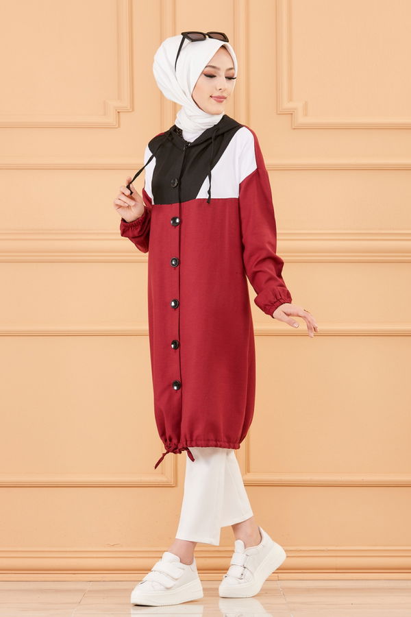 GARNILI TUNIK Bordo - 3583