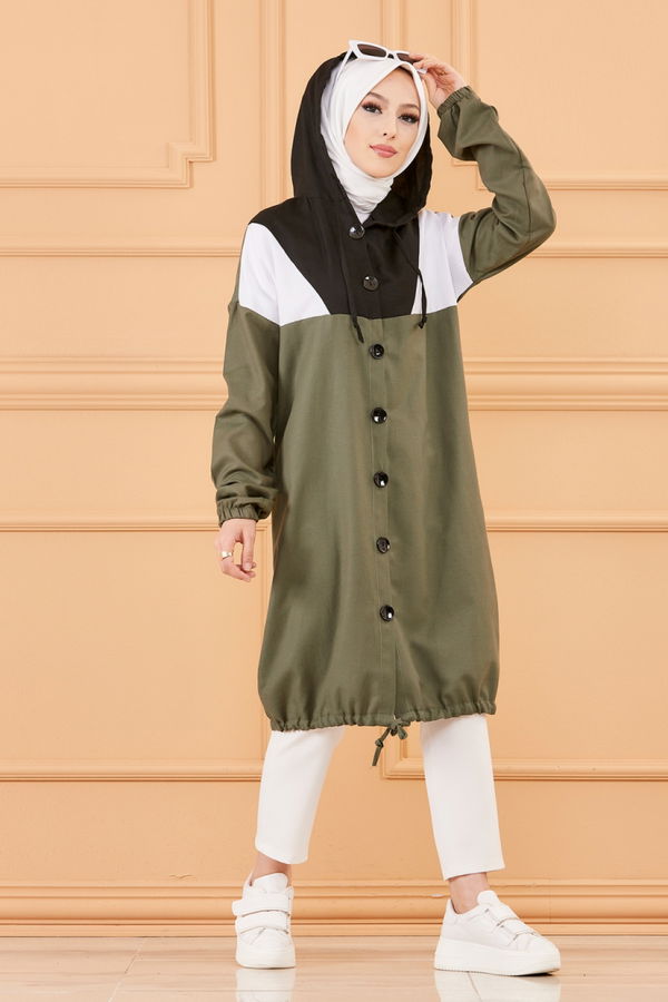 GARNILI TUNIK Haki - 3583 HAKİ