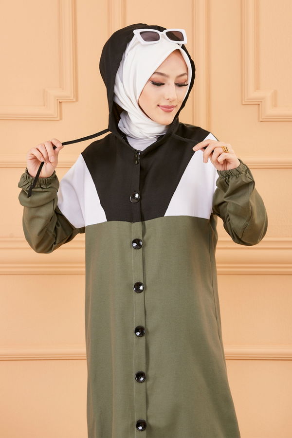 GARNILI TUNIK Haki - 3583 HAKİ