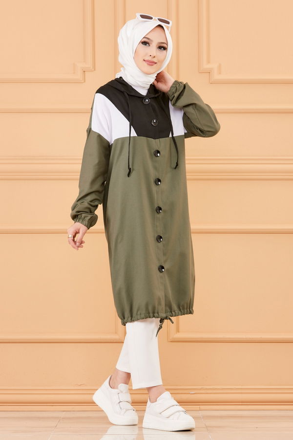GARNILI TUNIK Haki - 3583 HAKİ