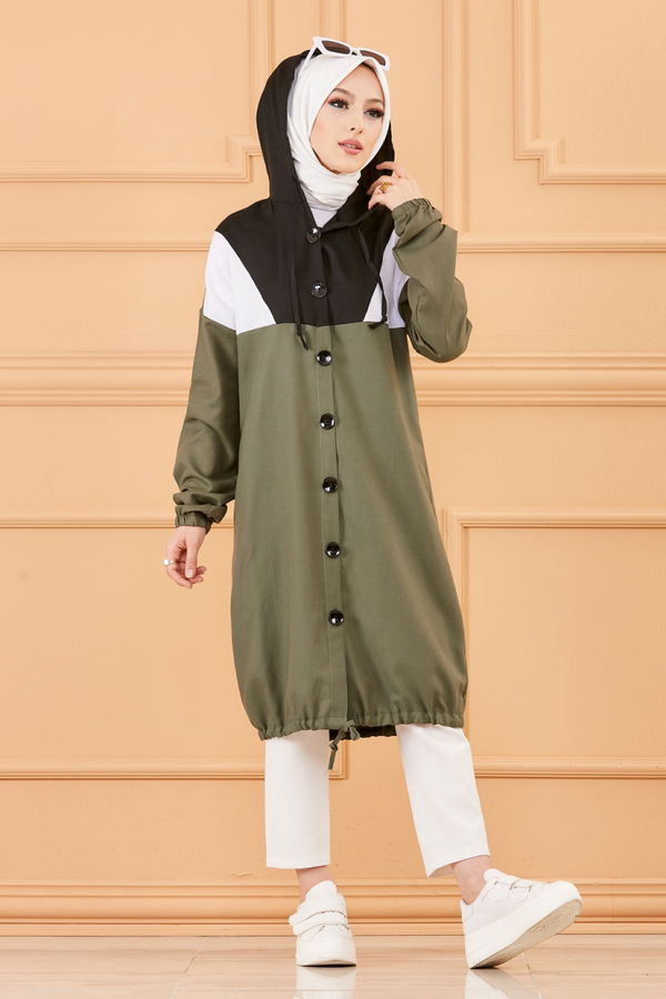 GARNILI TUNIK Haki - 3583 HAKİ