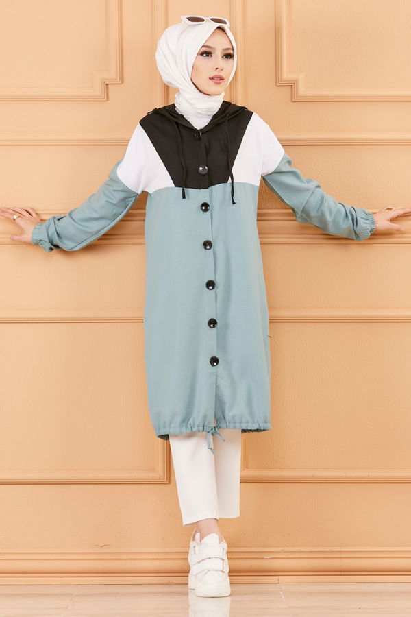 GARNILI TUNIK Yeşil - 3583 YEŞİL