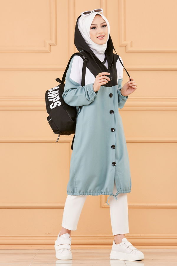 GARNILI TUNIK Yeşil - 3583 YEŞİL