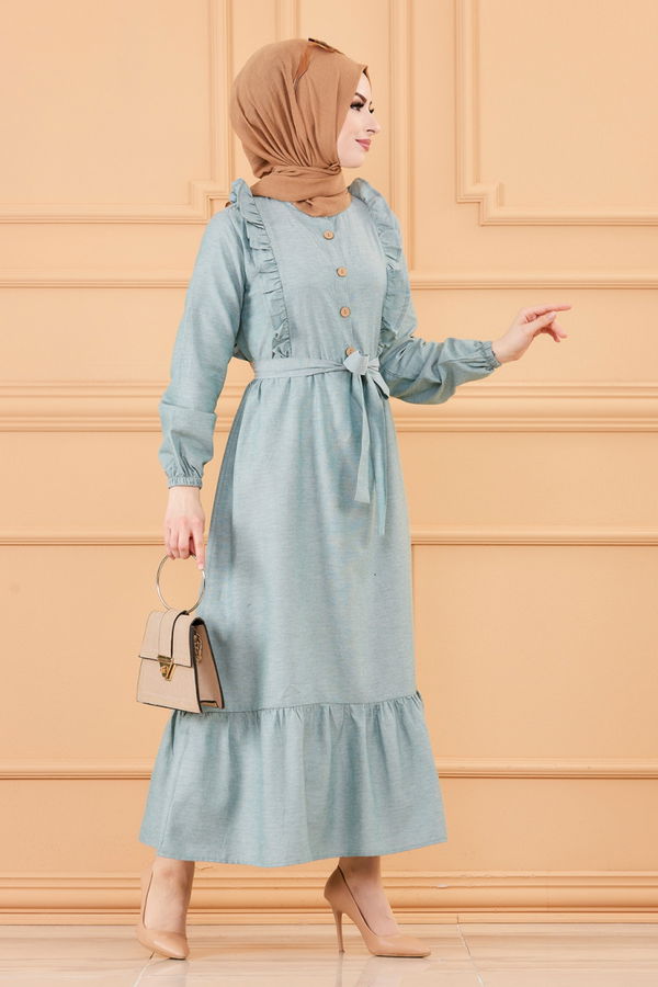 Elbise Yeşil - 3598 YEŞİL