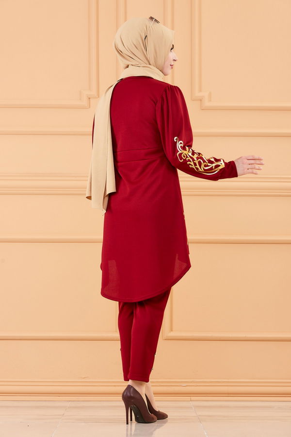 TUNIK PANTOLON Bordo - 3644
