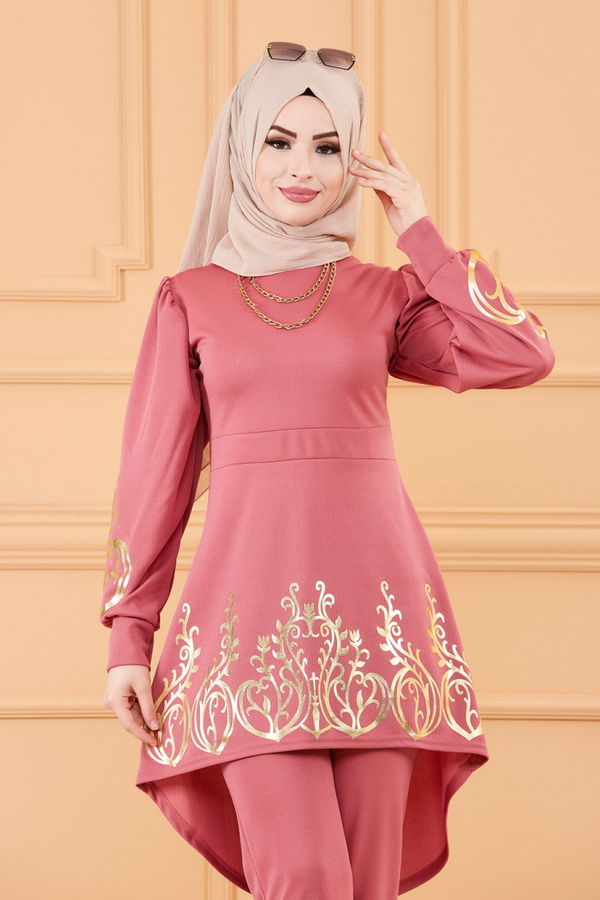 TUNIK PANTOLON Pembe - 3644