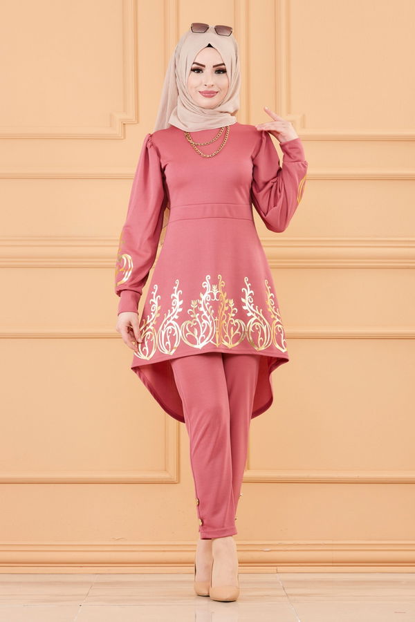 TUNIK PANTOLON Pembe - 3644