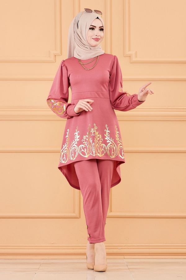 TUNIK PANTOLON Pembe - 3644