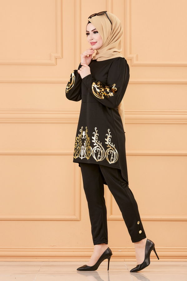 TUNIK PANTOLON Siyah - 3644