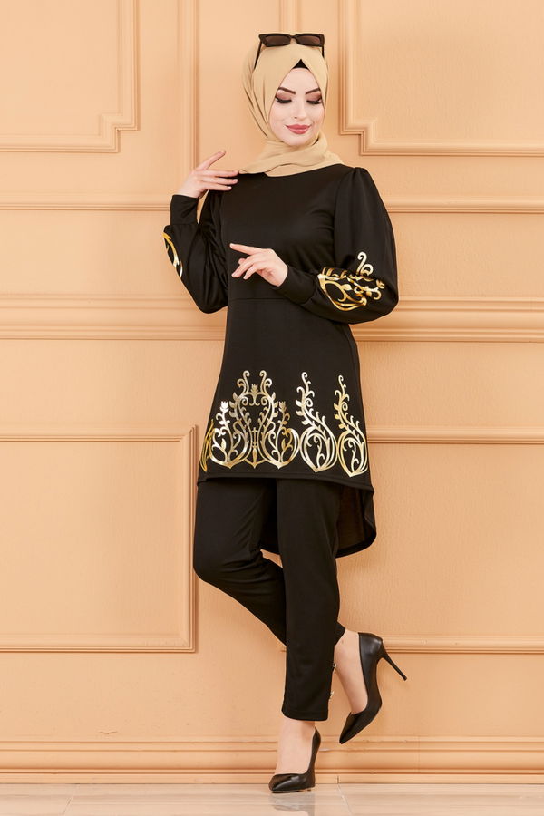 TUNIK PANTOLON Siyah - 3644