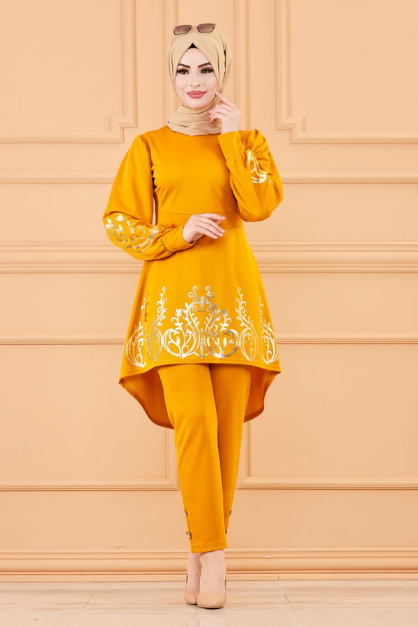 TUNIK PANTOLON Sarı - 3644